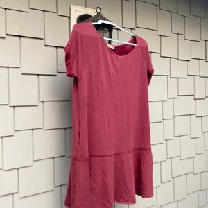 Rose colored tunic